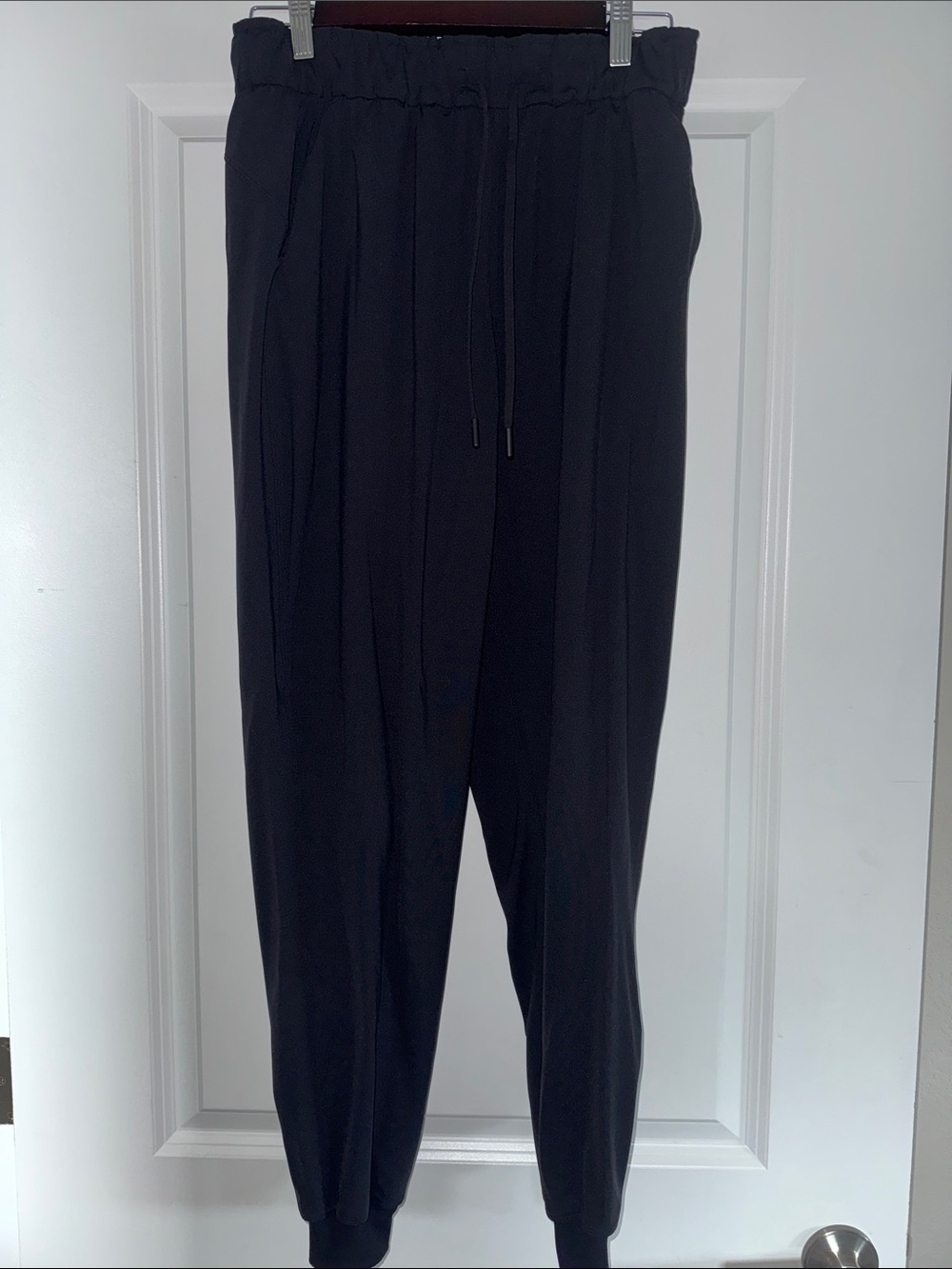 lululemon athletica Black Drawstring Track Joggers